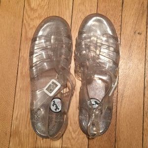 JuJu Glitter Jelly Sandals